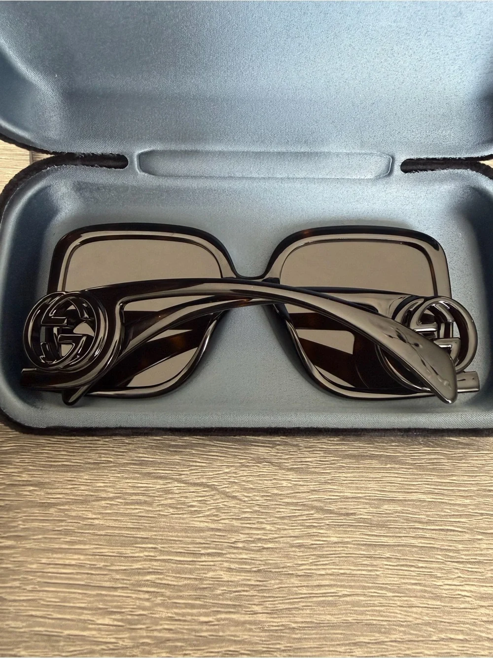 Gucci Women's Oversized Square Sunglasses in Dark Tortoiseshell